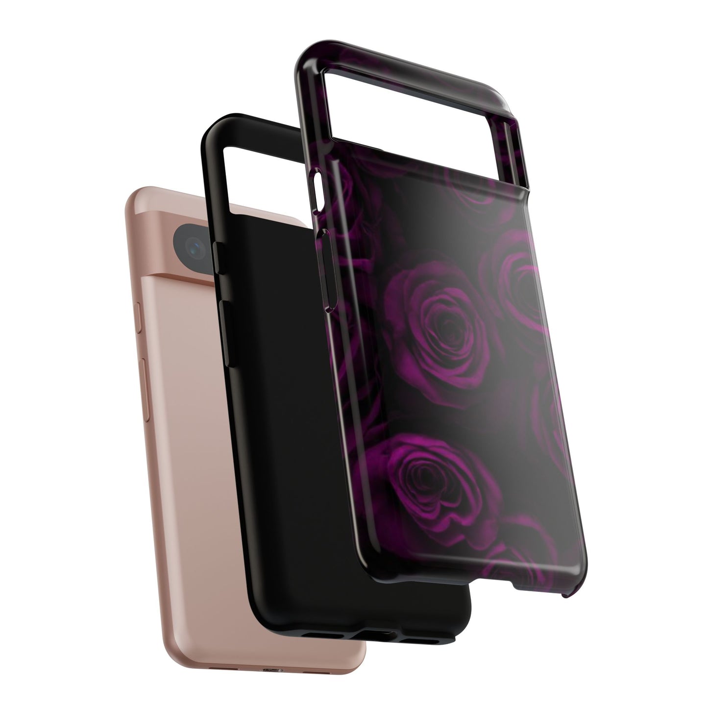 Dark Purple Roses Phone Tough Case