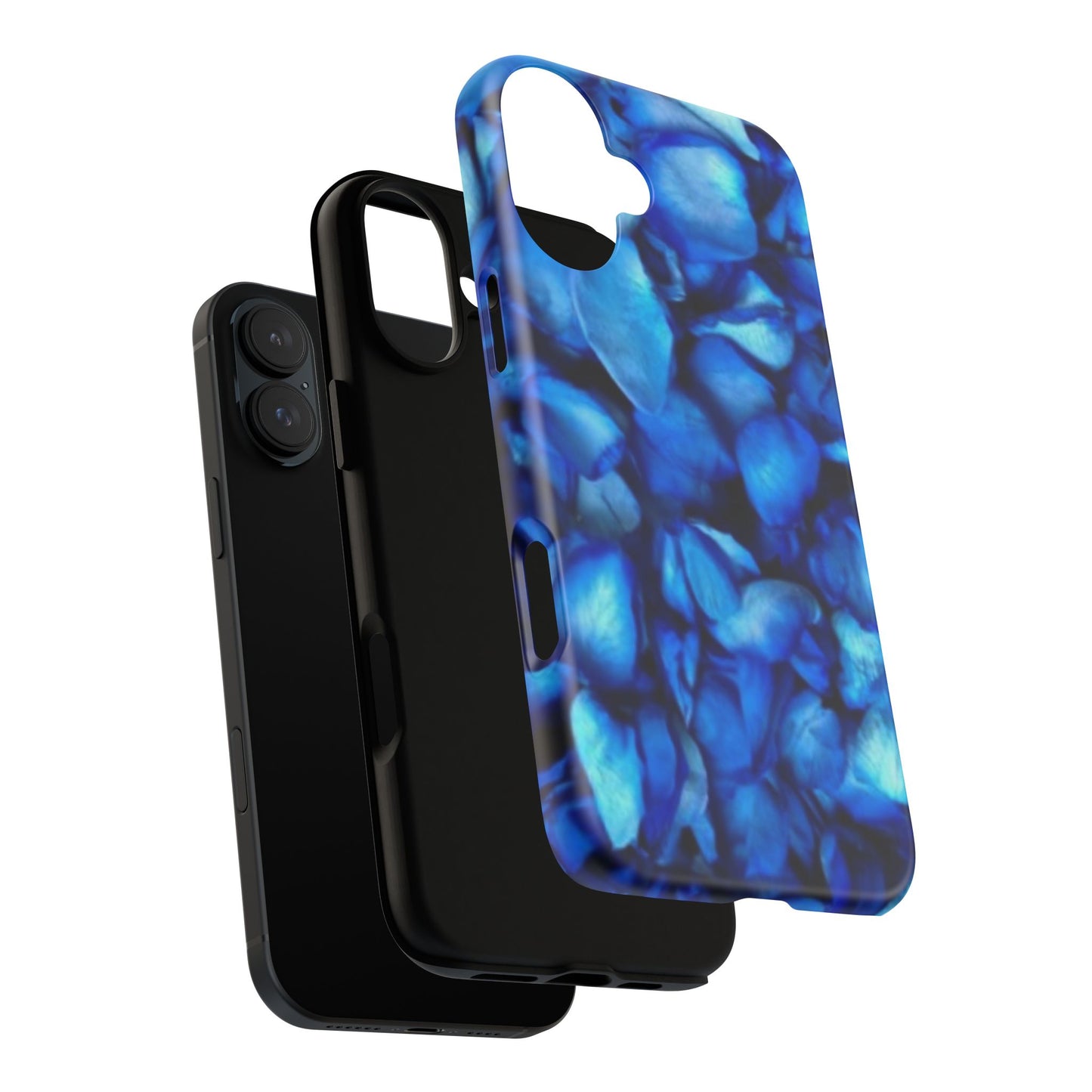 Blue Petals Tough Phone Case