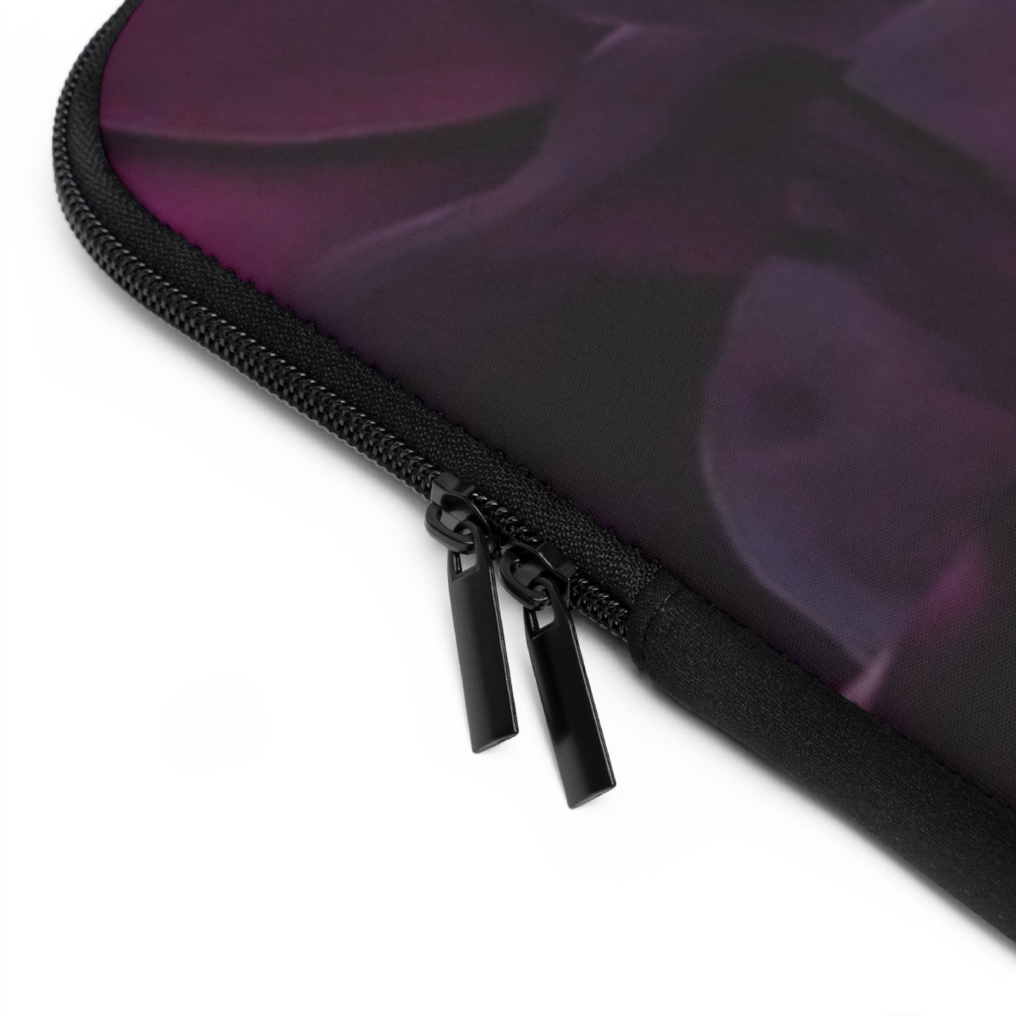 Dark Purple Floral Laptop Sleeve
