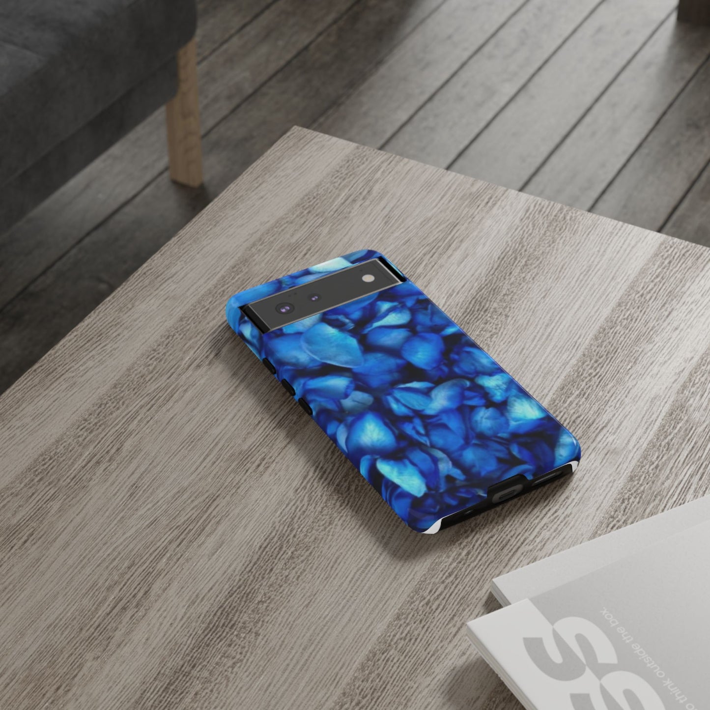 Blue Petals Tough Phone Case