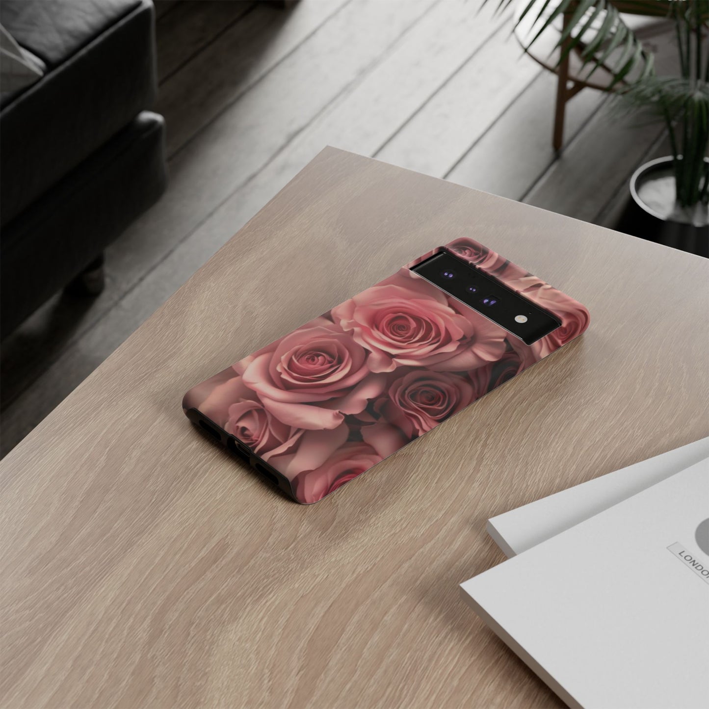 Pink Roses Tough Phone Case