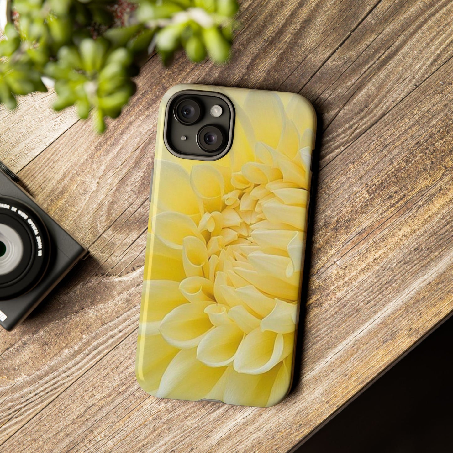 Yellow Dahlia Phone Tough Case
