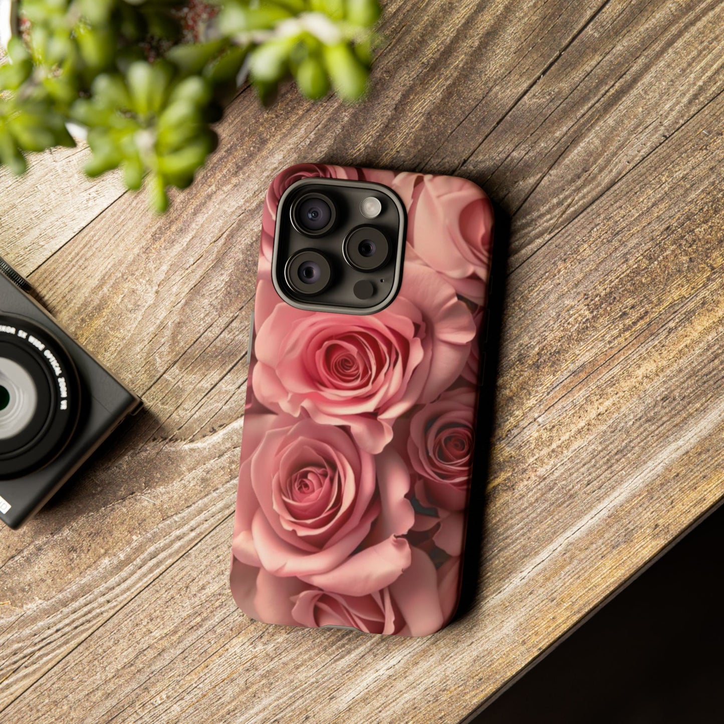 Pink Roses Tough Phone Case