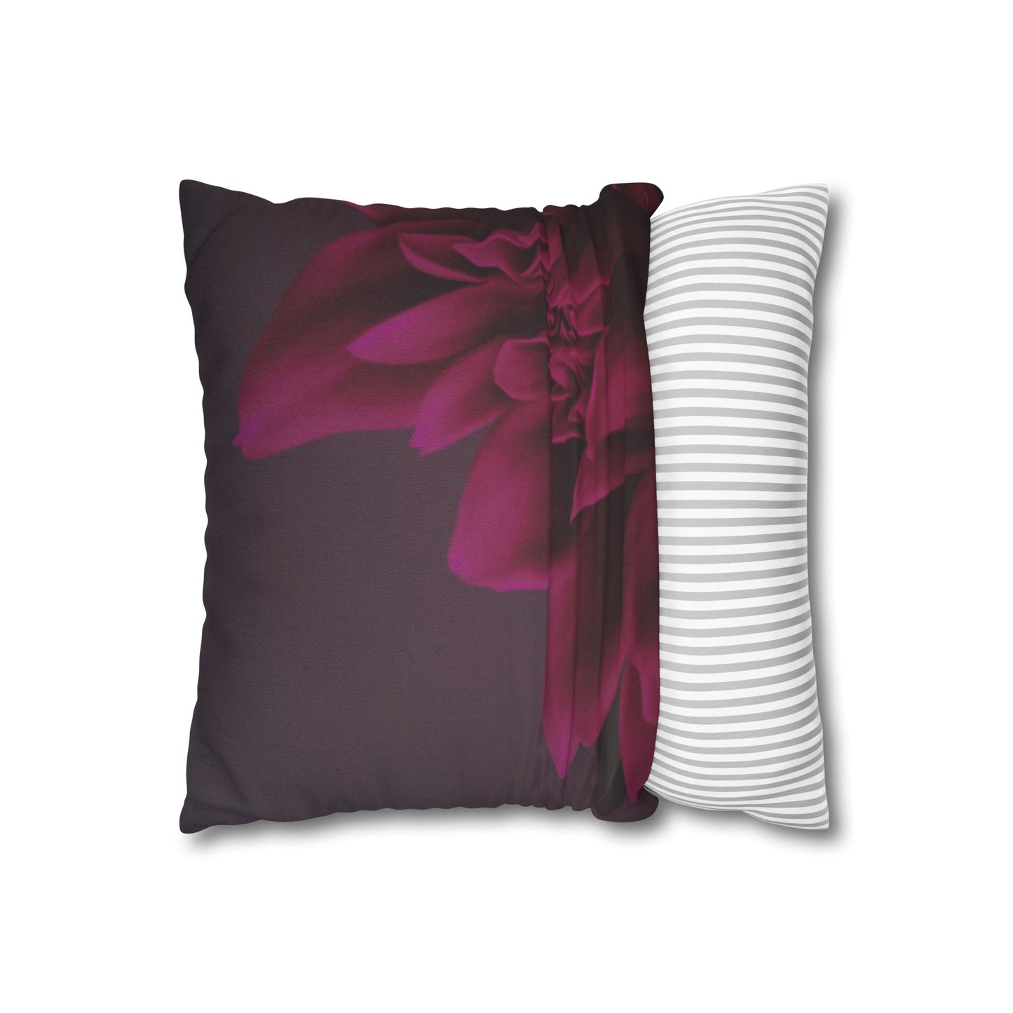 Magenta Dahlia Square Pillowcase