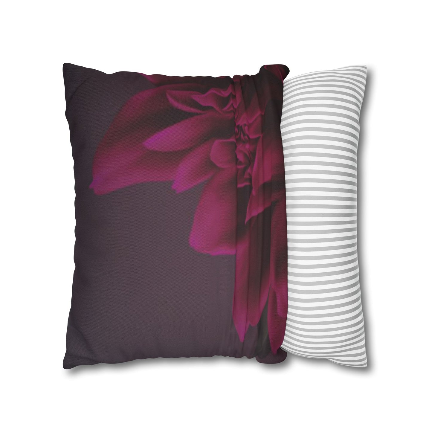Magenta Dahlia Square Pillowcase