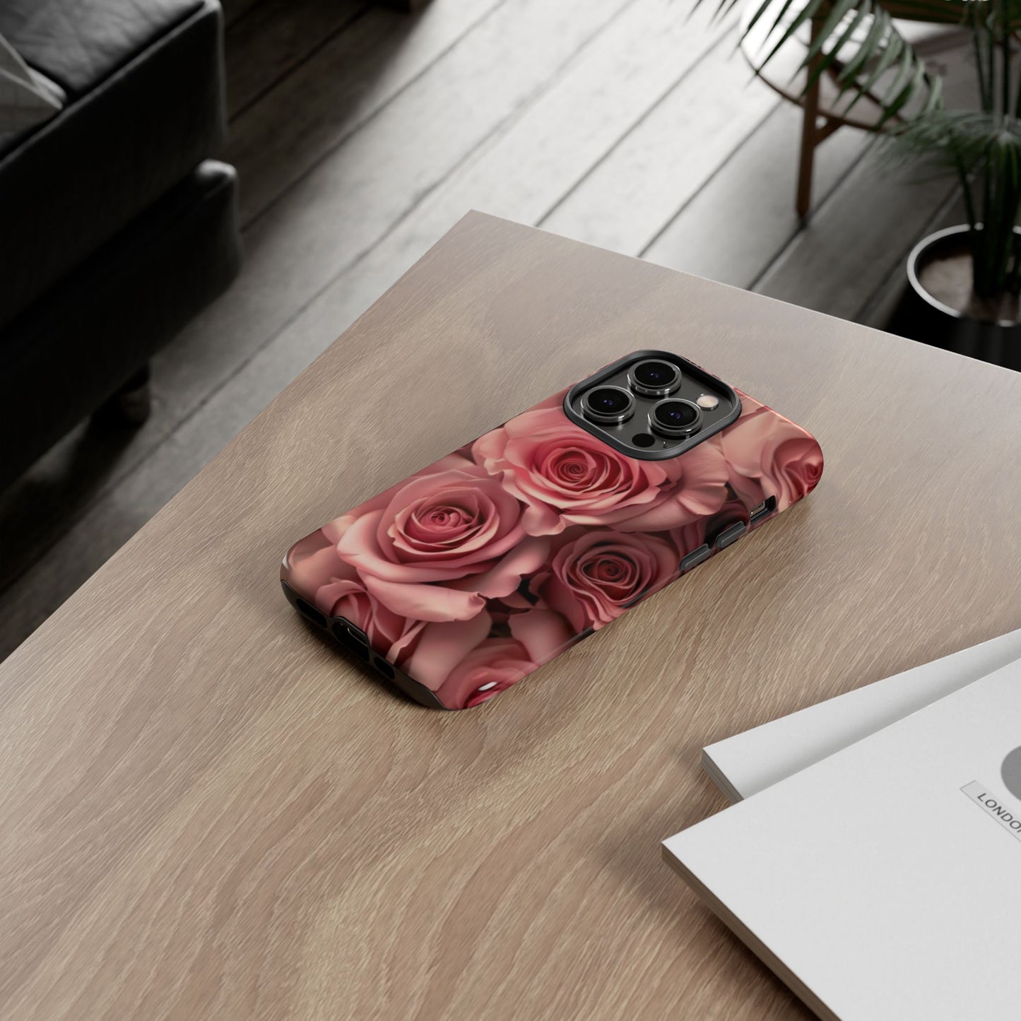 Pink Roses Tough Phone Case