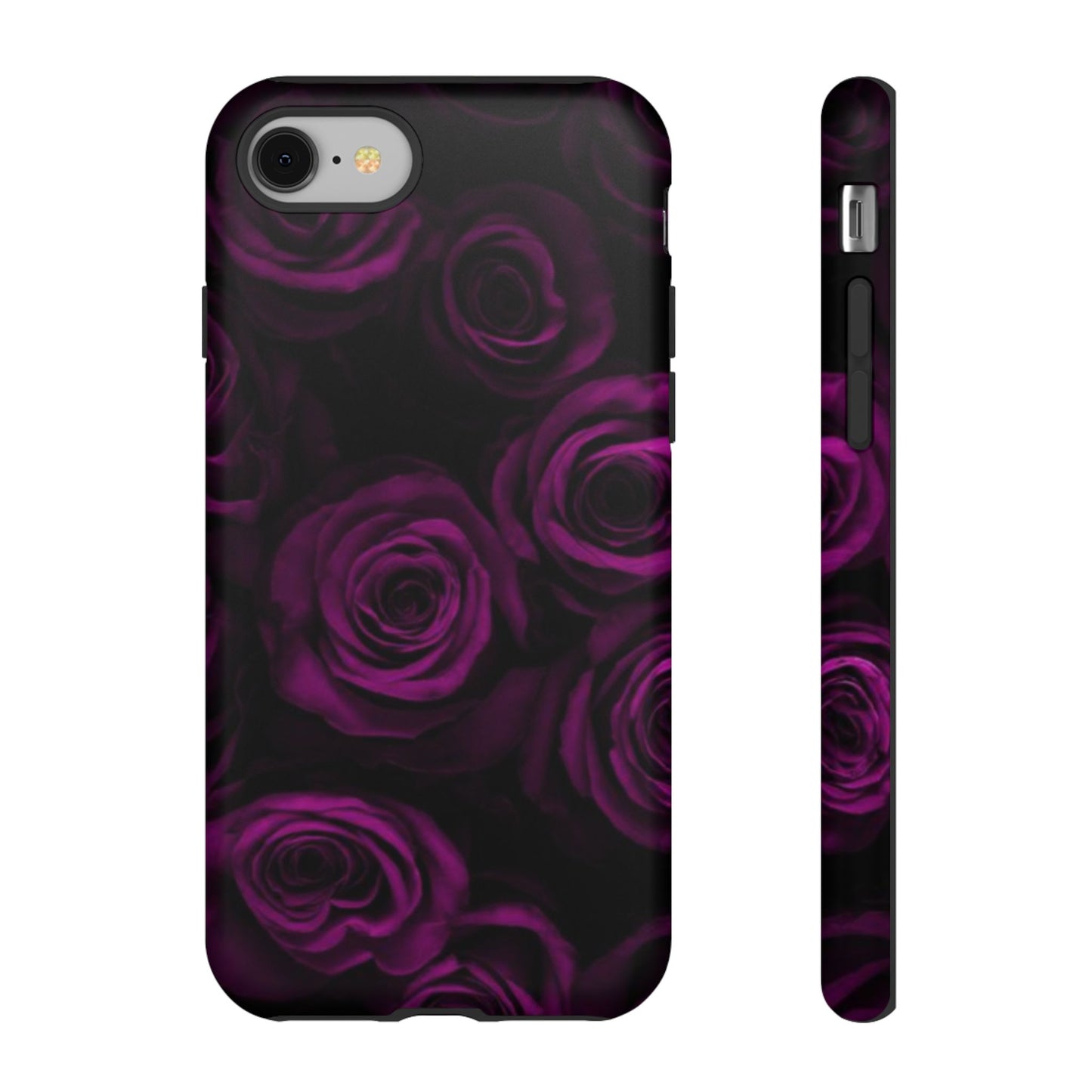 Dark Purple Roses Phone Tough Case