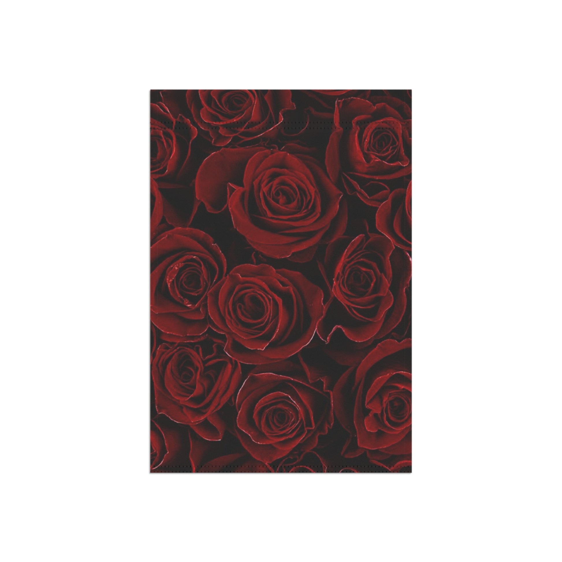 Red Roses Floral Garden and House Banner – Classic Outdoor Decor