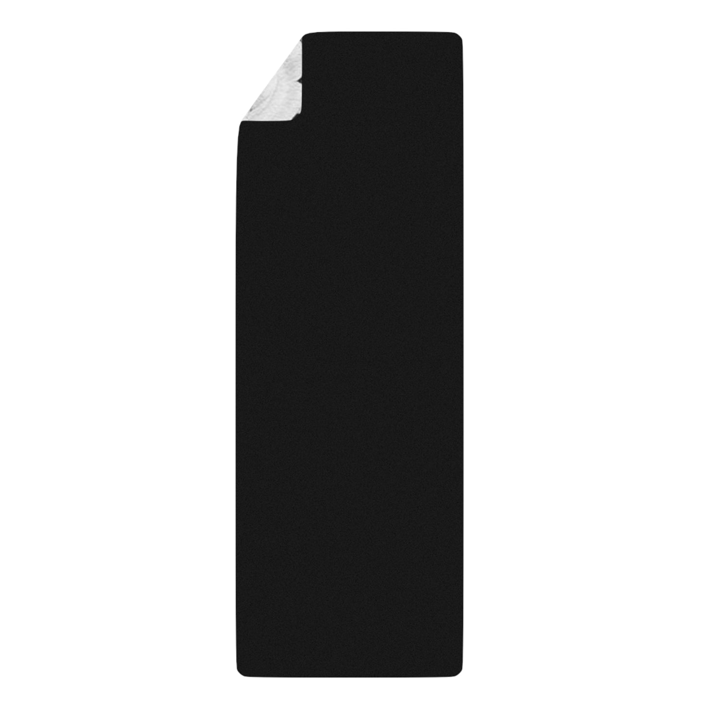 Black and White Floral Design Exercise Mat