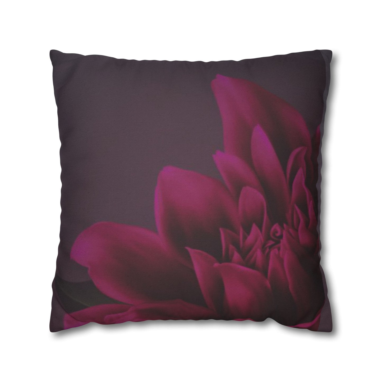 Magenta Dahlia Square Pillowcase