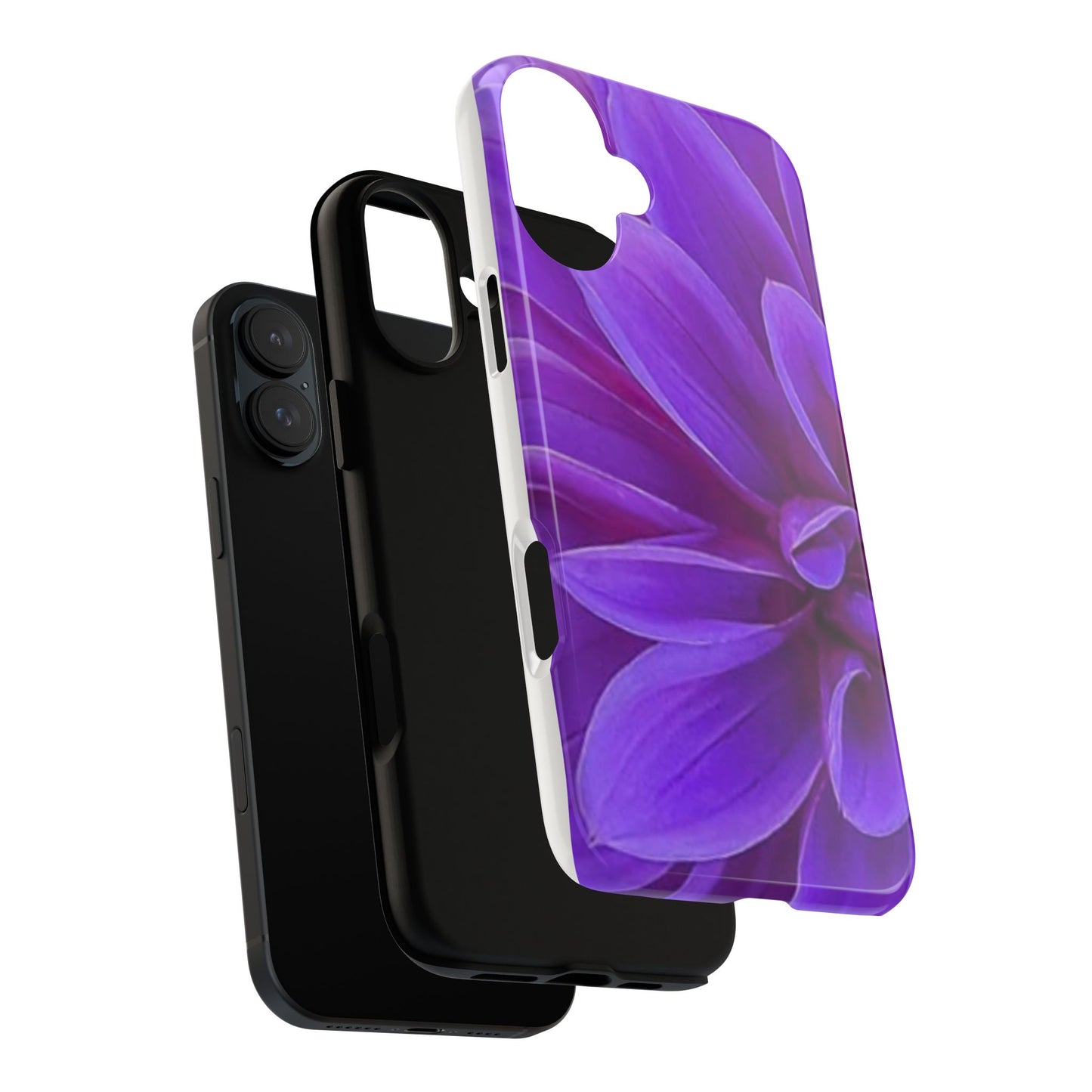 Purple Dahlia Tough Phone Case