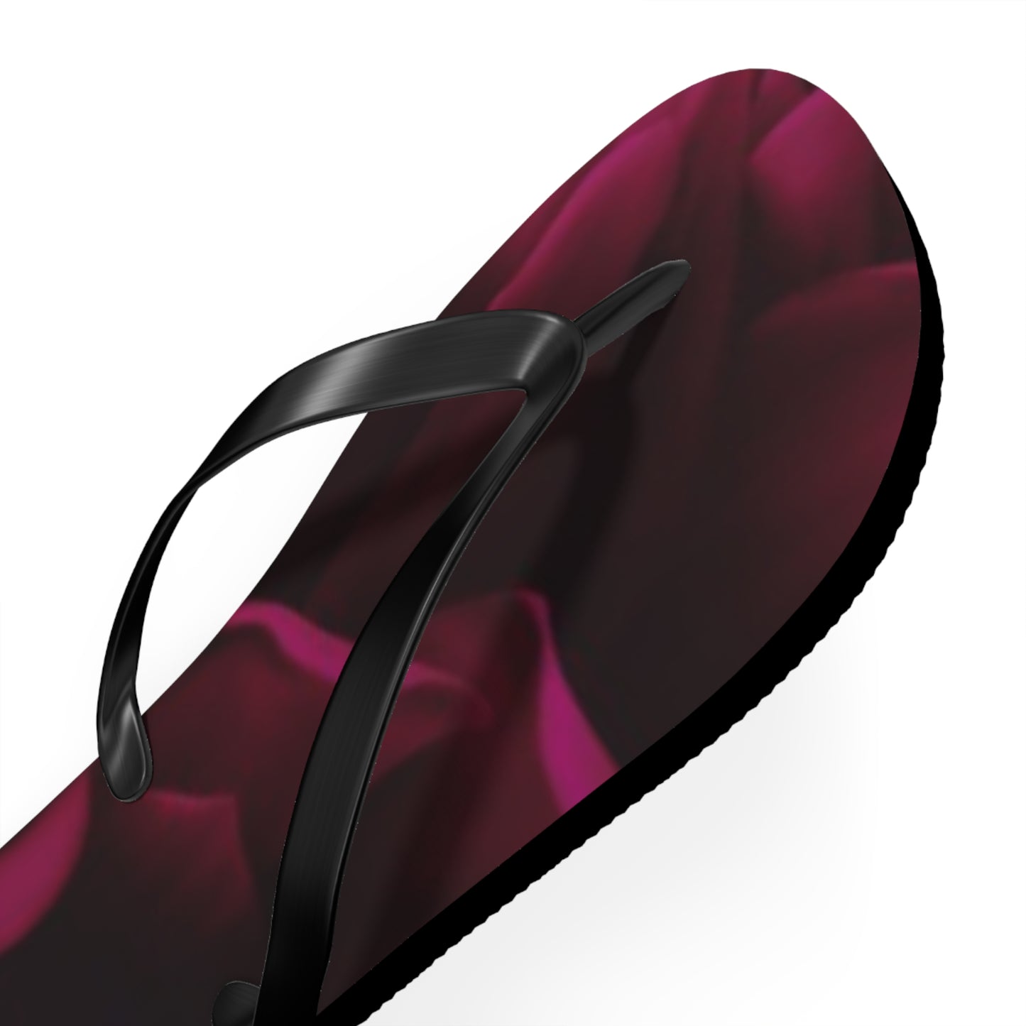 Magenta Dahlia Flip Flops