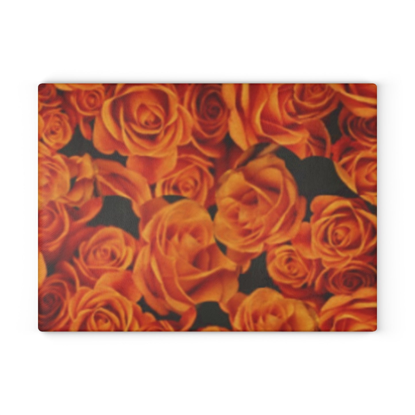 Orange Roses Cutting Board