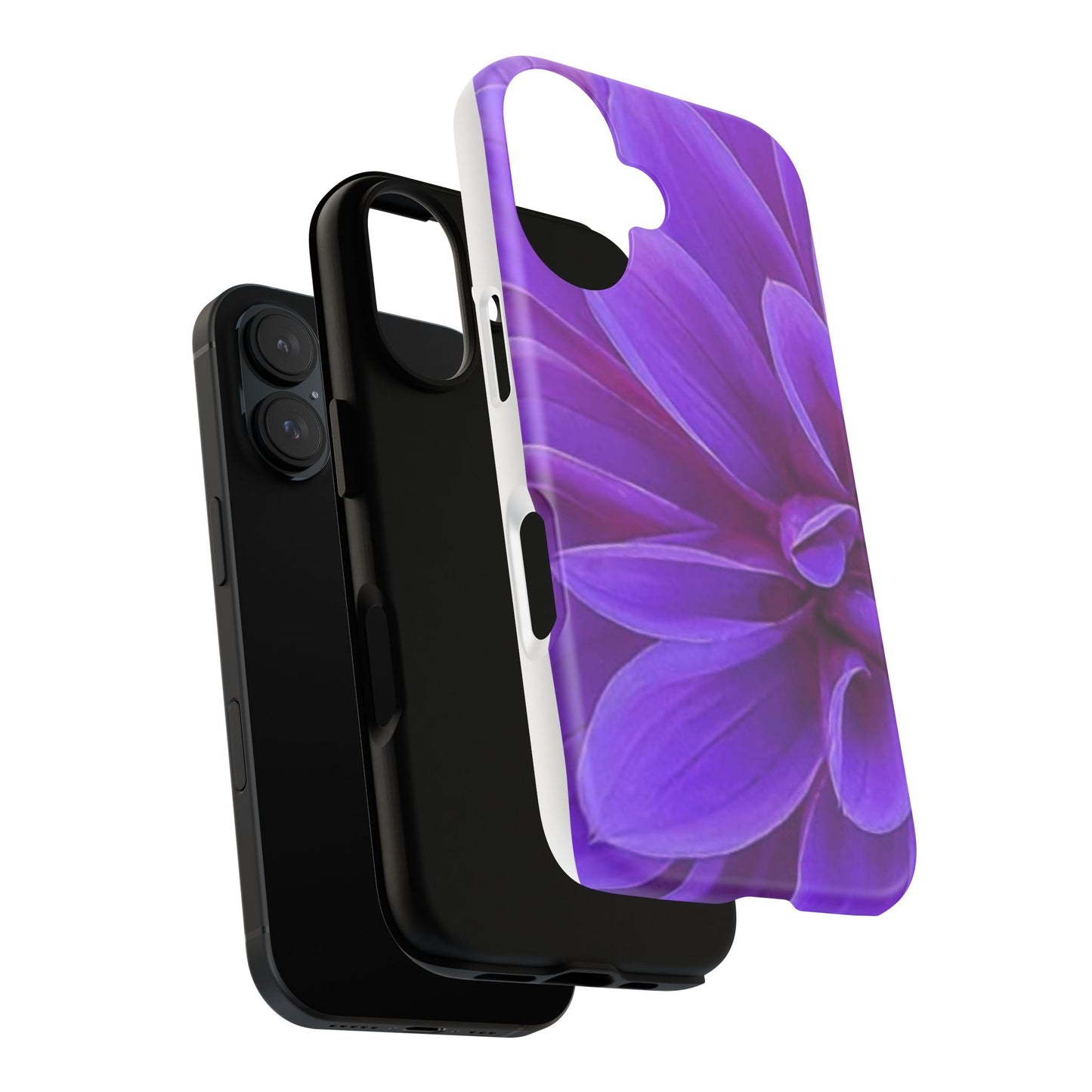 Purple Dahlia Tough Phone Case