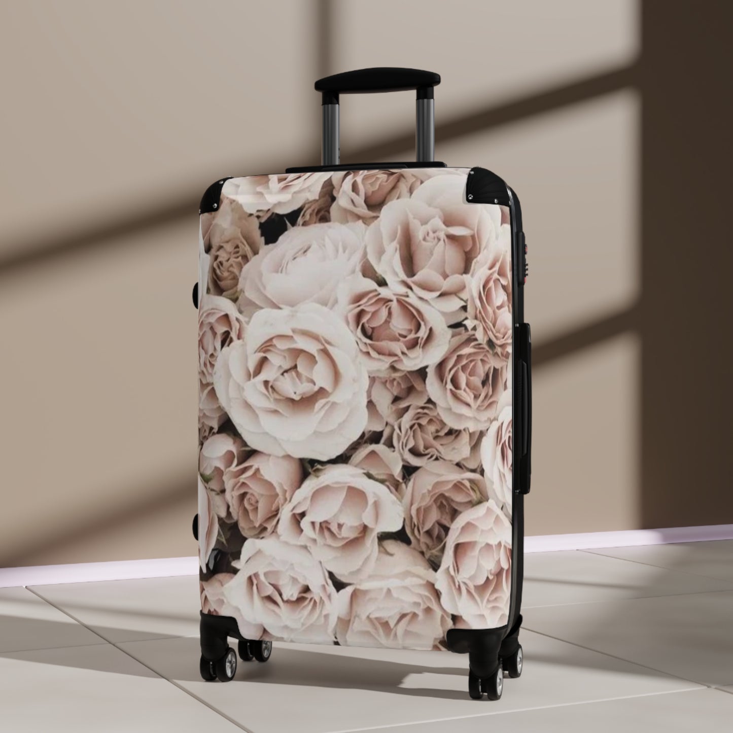 Light Pink Roses Suitcase
