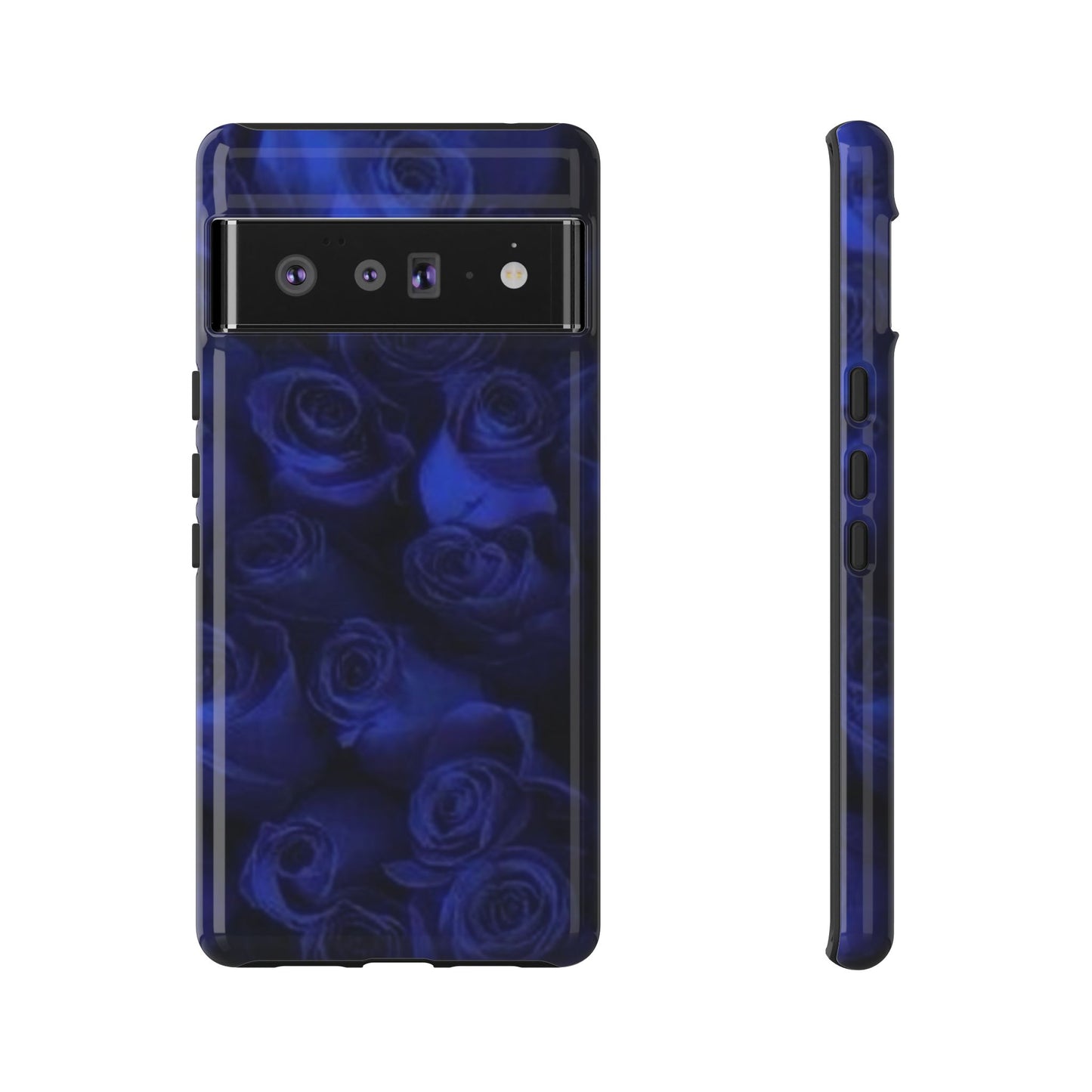Dark Blue Roses Tough Phone Case