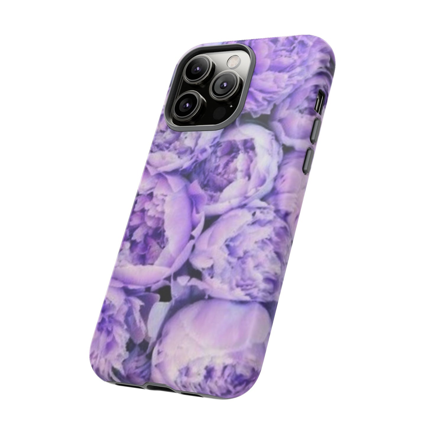 Purple Peony Tough Phone Case