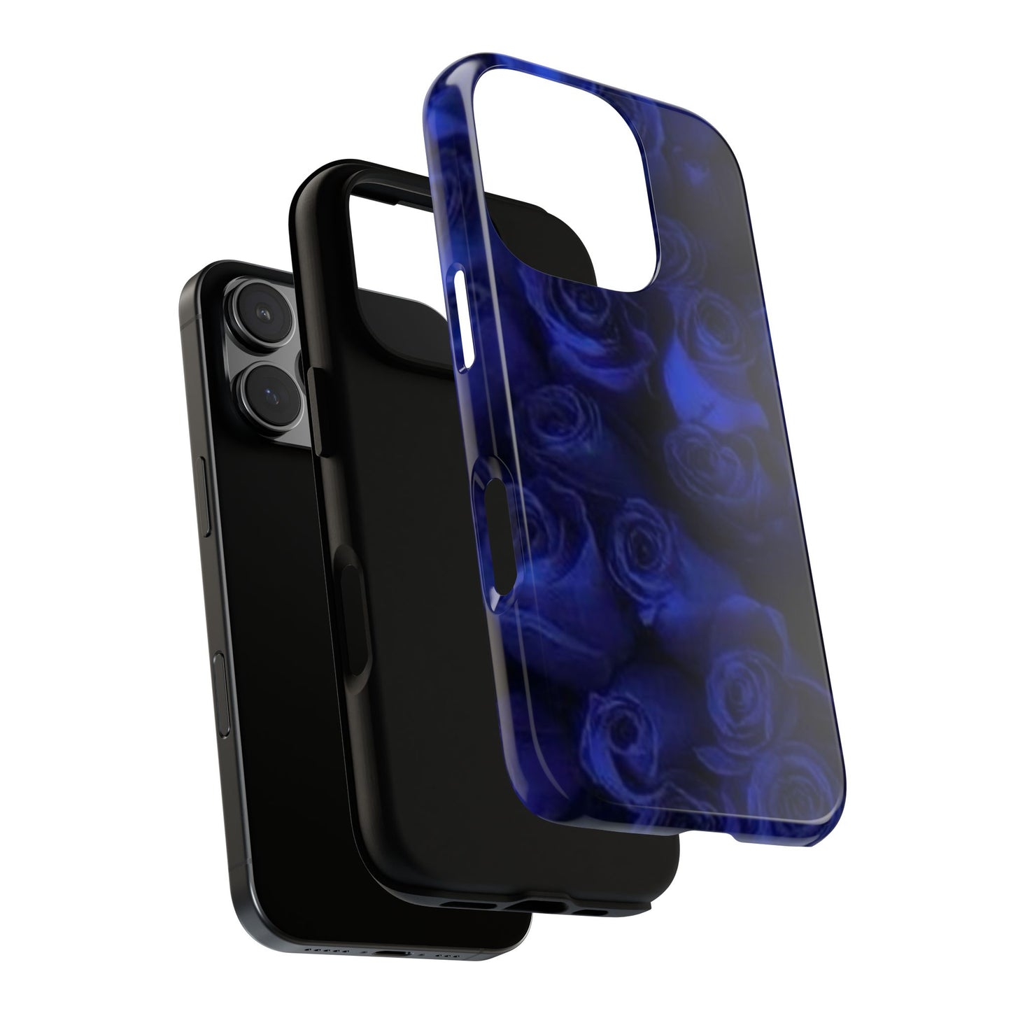 Dark Blue Roses Tough Phone Case