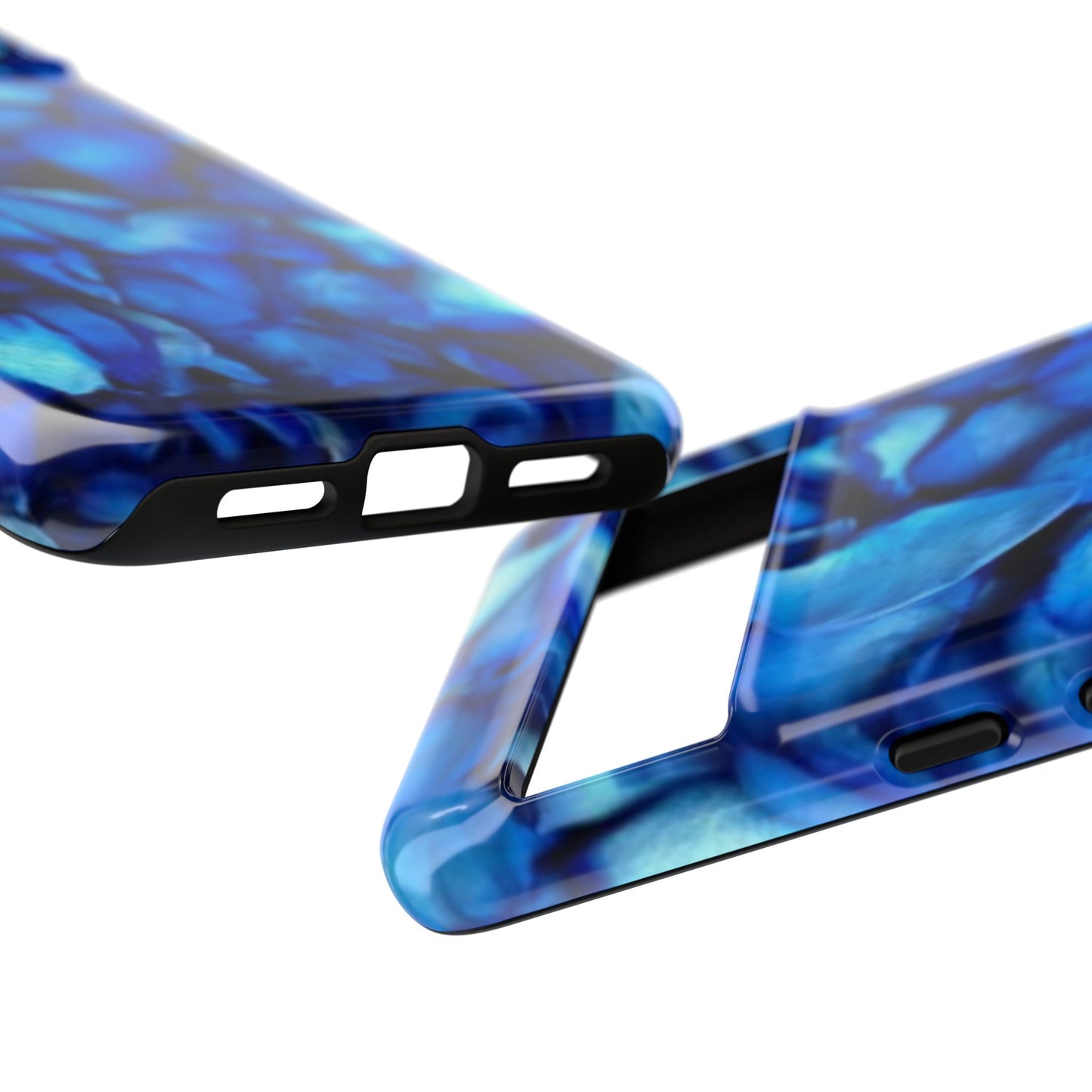 Blue Petals Tough Phone Case