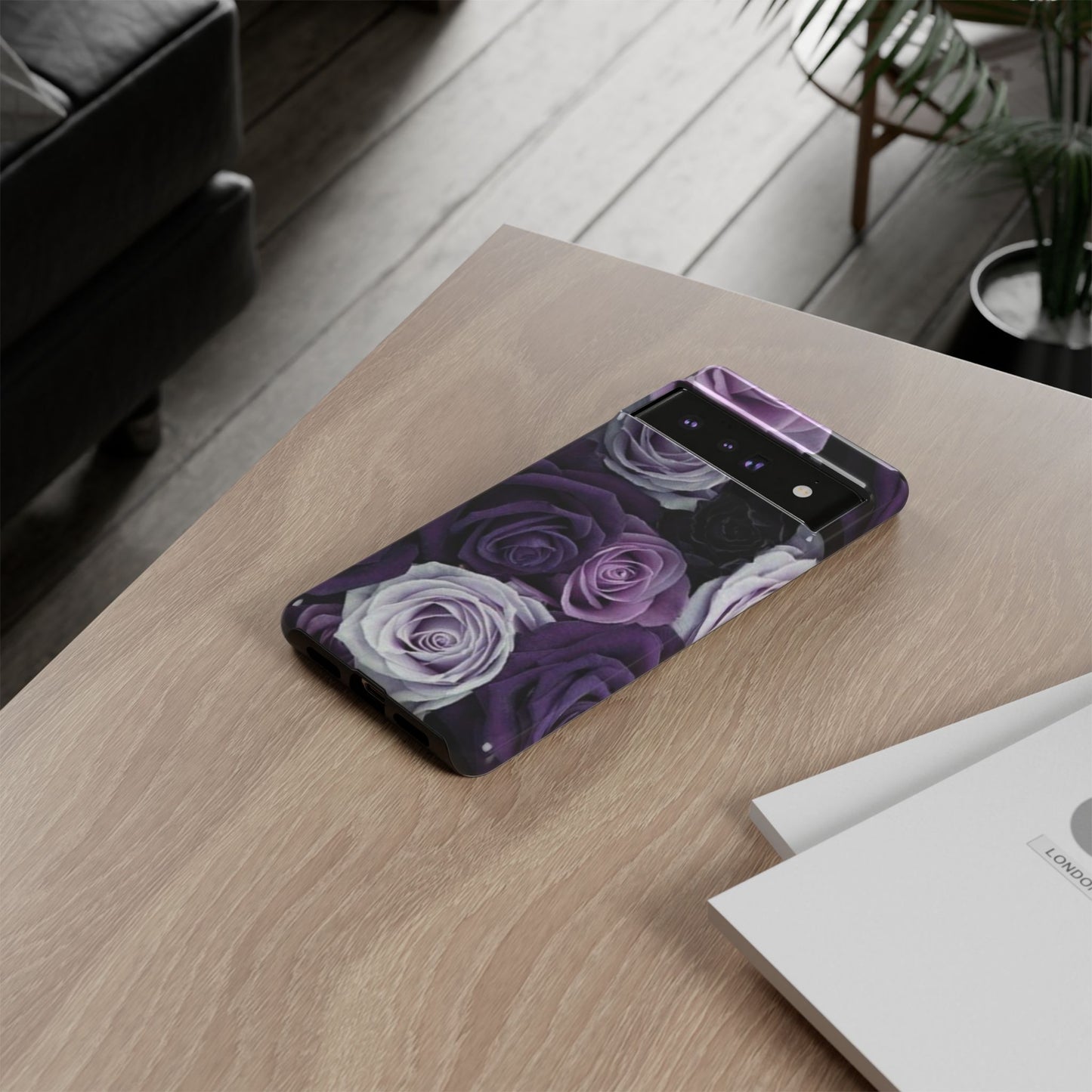 Purple Roses Tough Phone Case