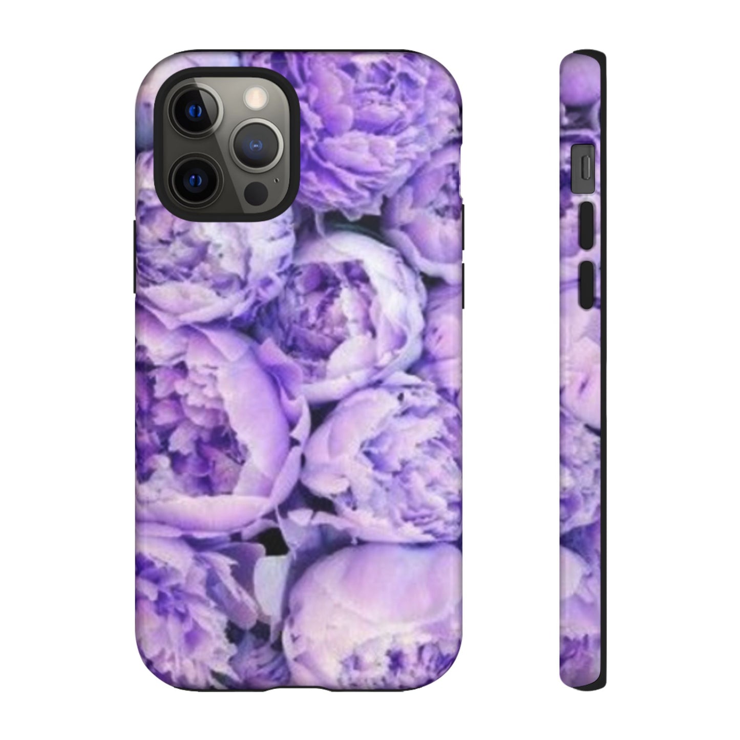 Purple Peony Tough Phone Case