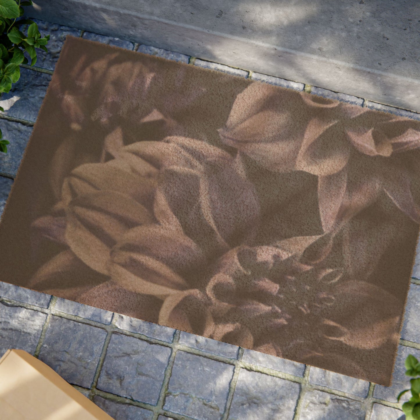 Blue Dahlia Doormat