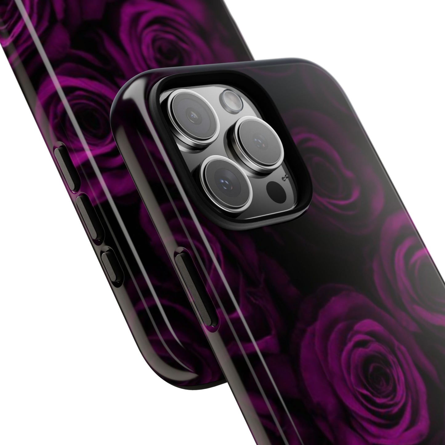Dark Purple Roses Phone Tough Case