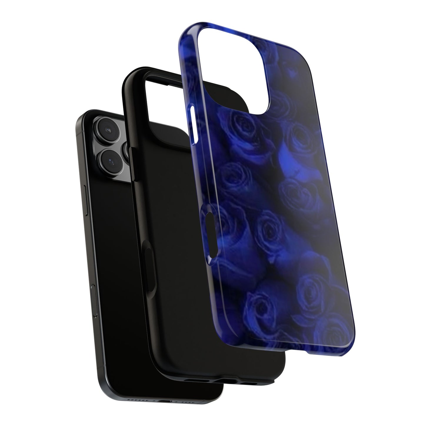 Dark Blue Roses Tough Phone Case