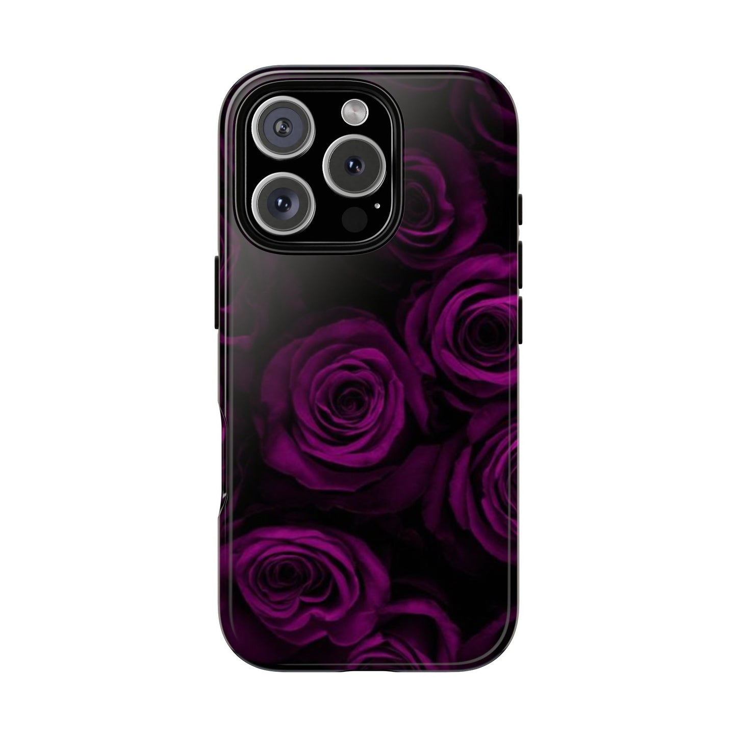 Dark Purple Roses Phone Tough Case