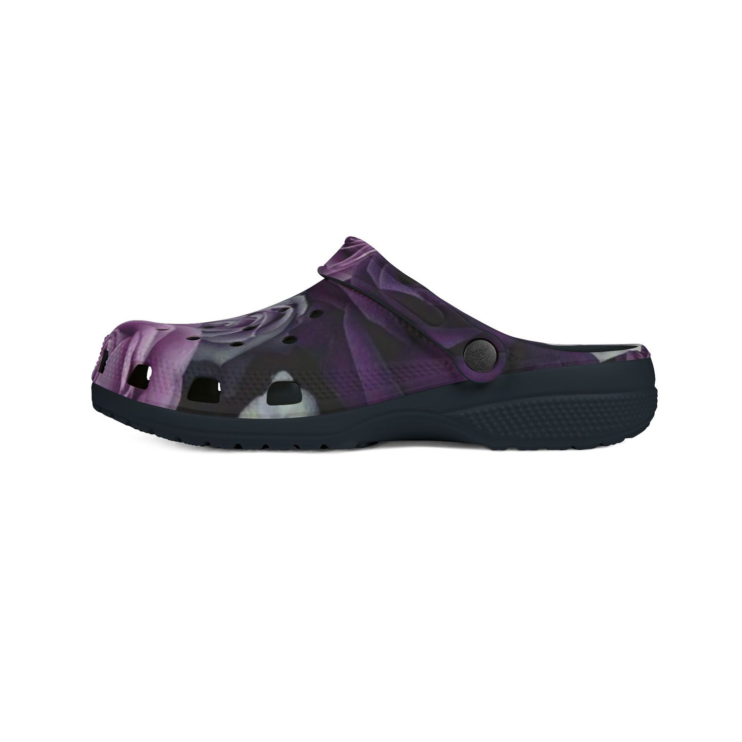 Purple Roses Foam Shoes