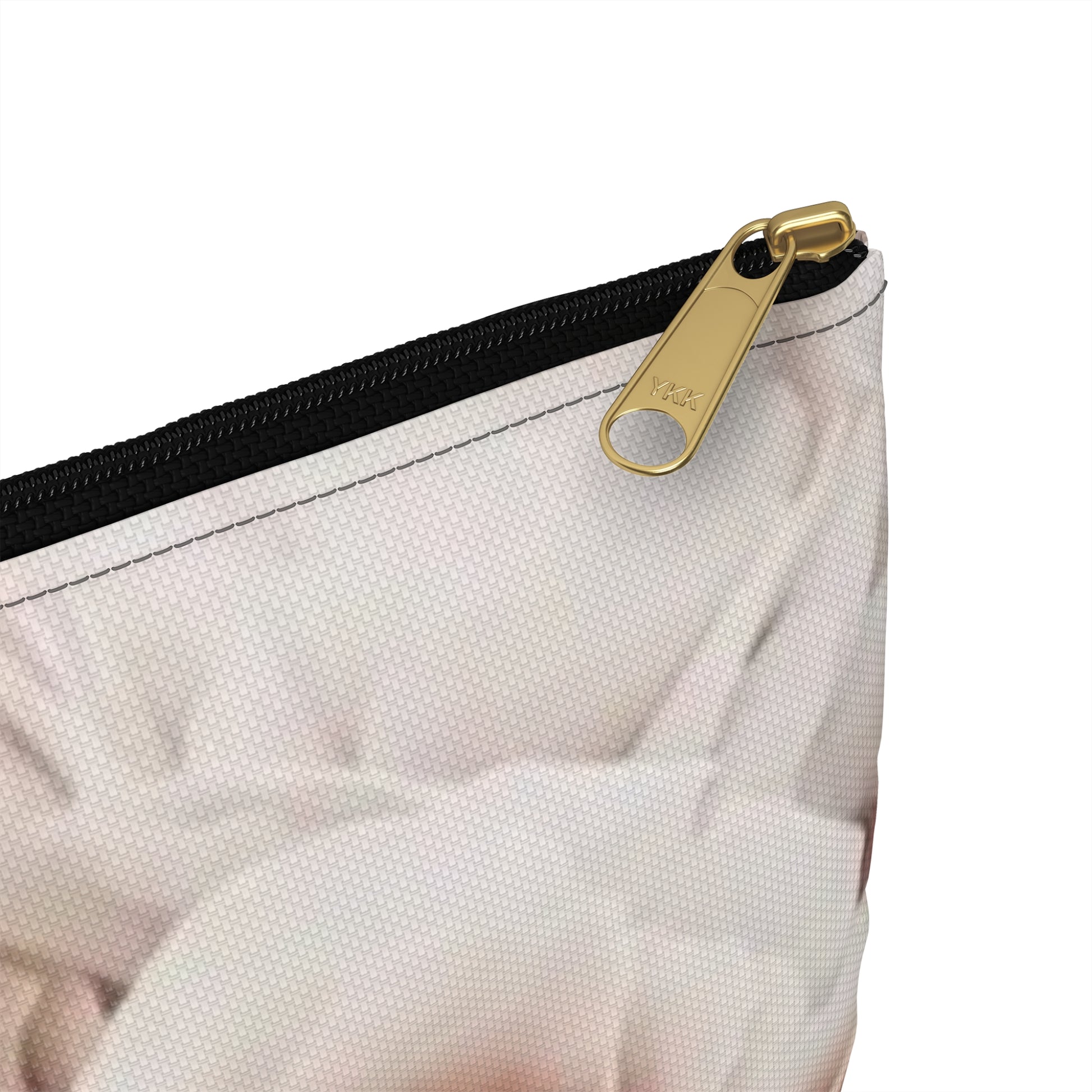 Light Pink Roses Floral Accessory Pouch – Delicate & Lovely