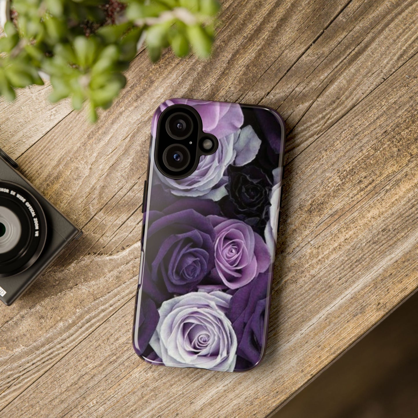 Purple Roses Tough Phone Case