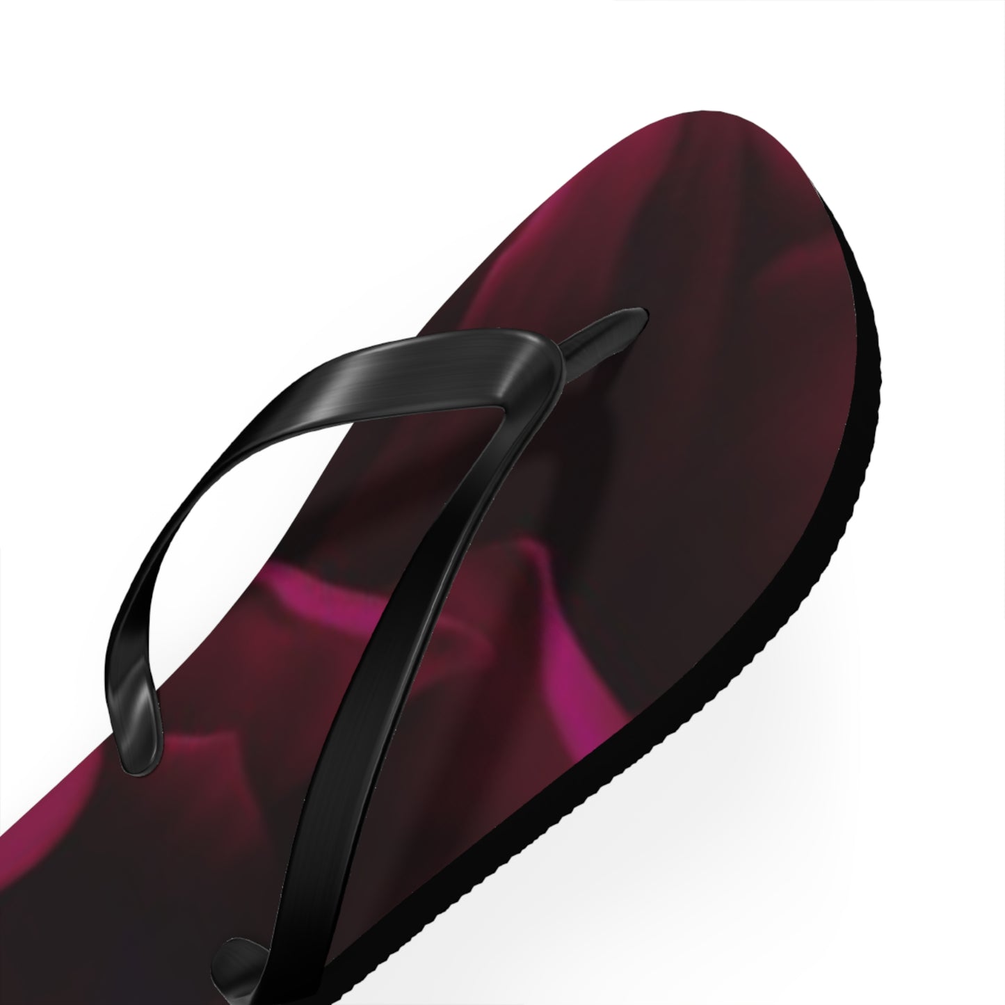 Magenta Dahlia Flip Flops