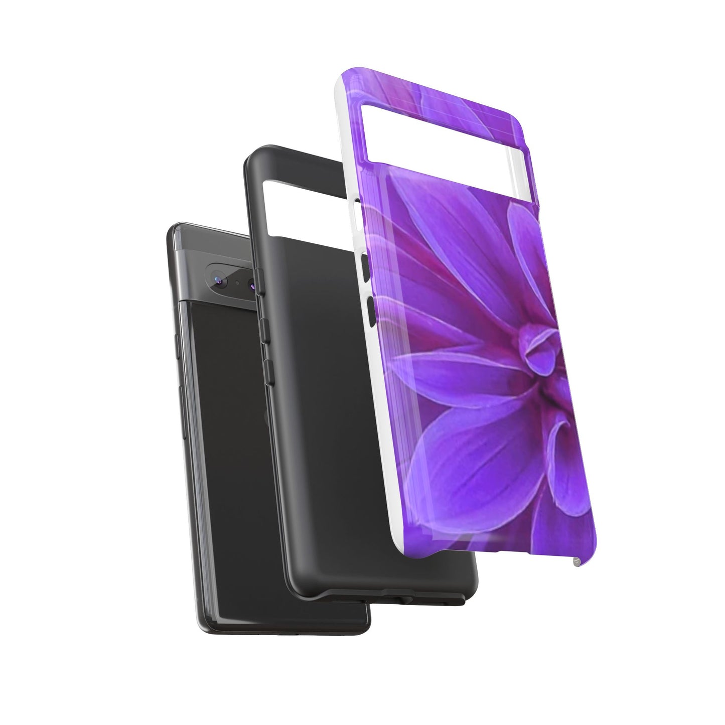Purple Dahlia Tough Phone Case