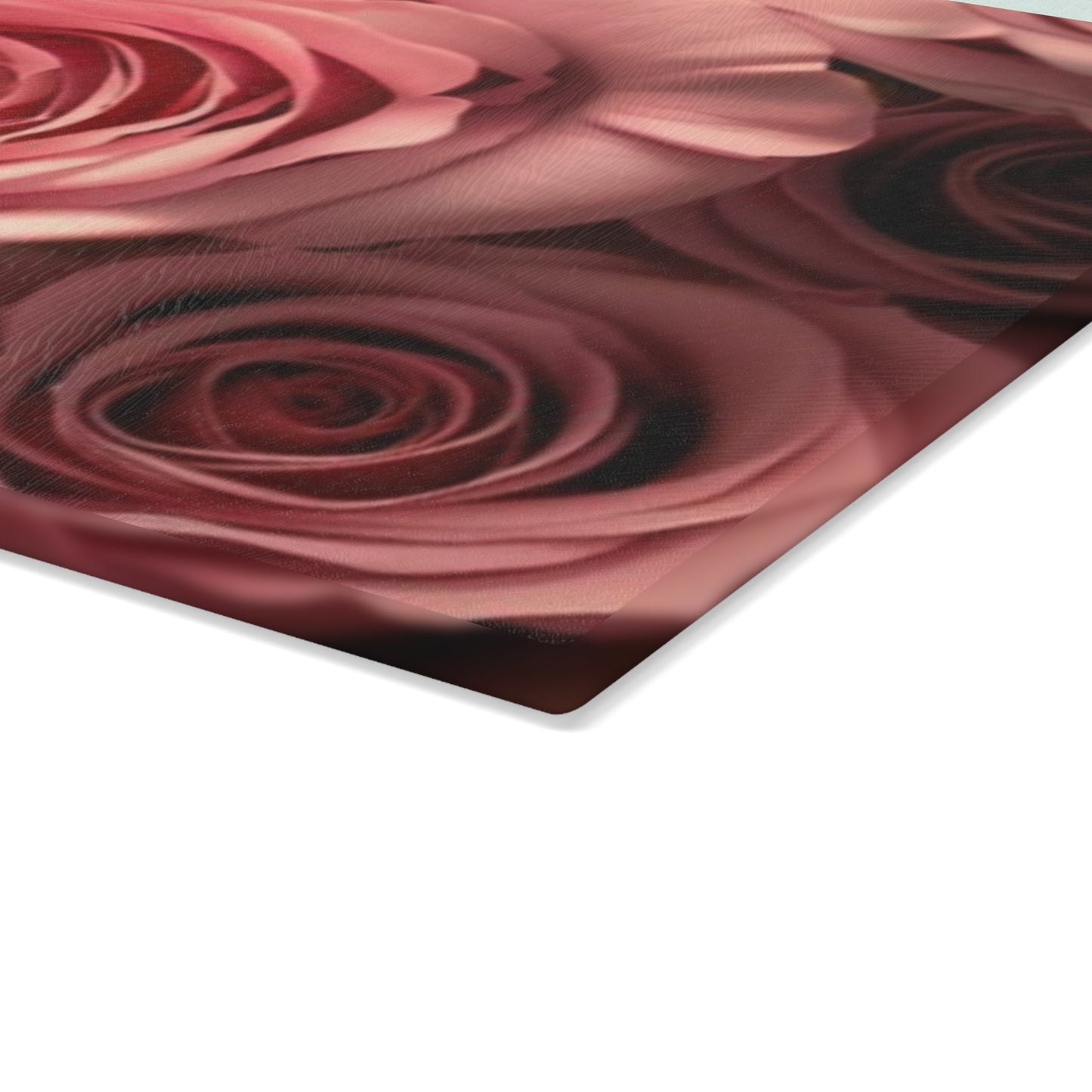 Pink Roses Cutting Board