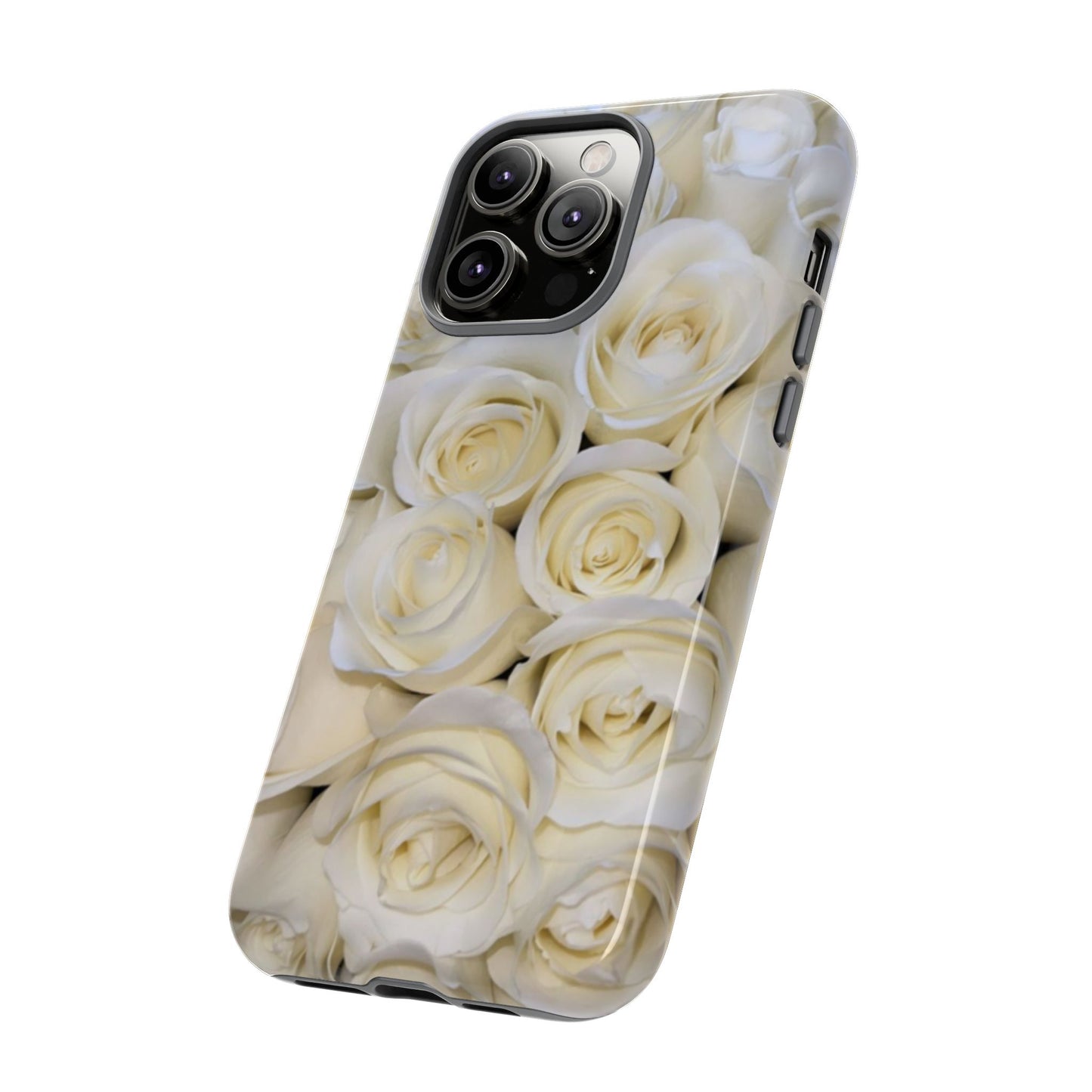 White Roses Tough Phone Case