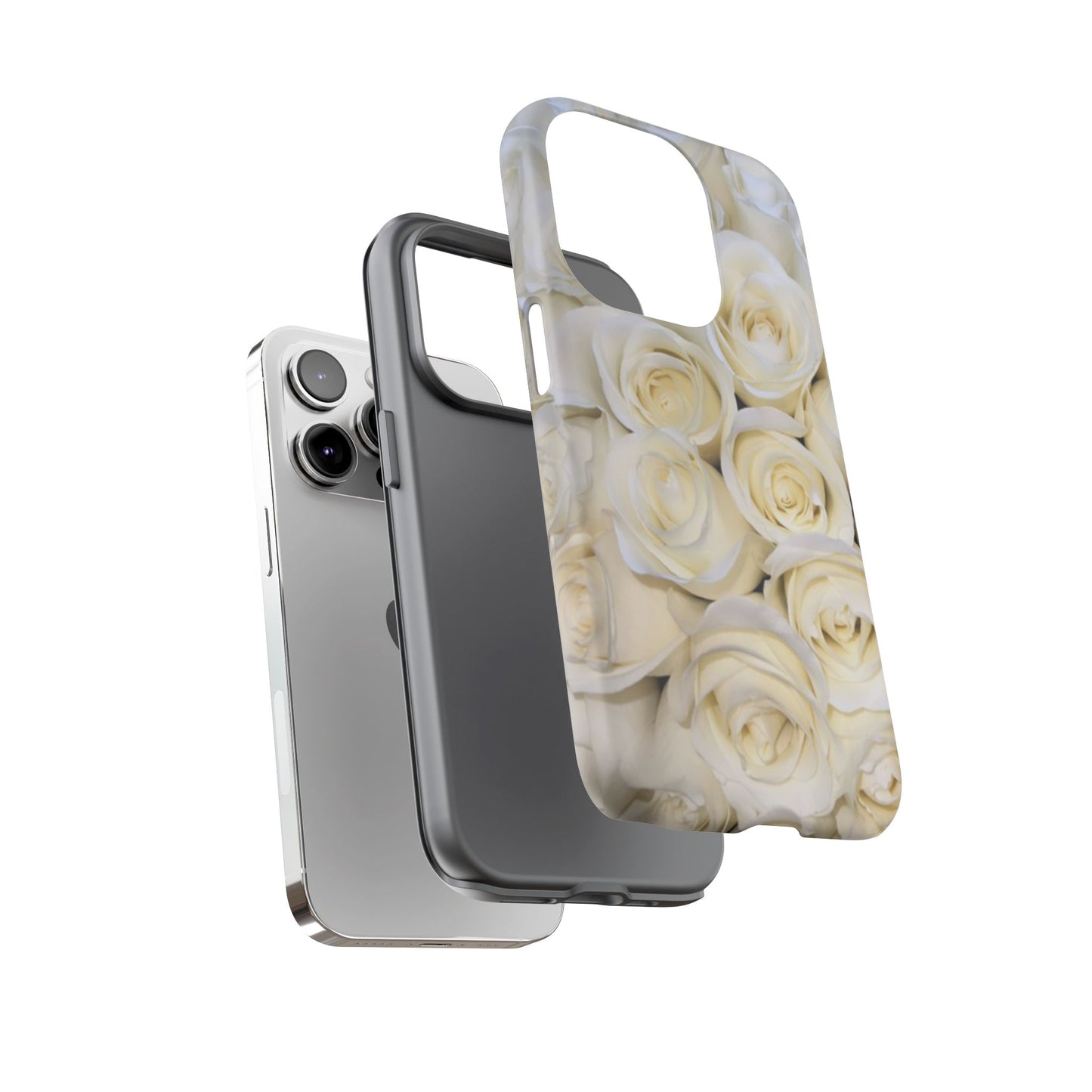 White Roses Tough Phone Case