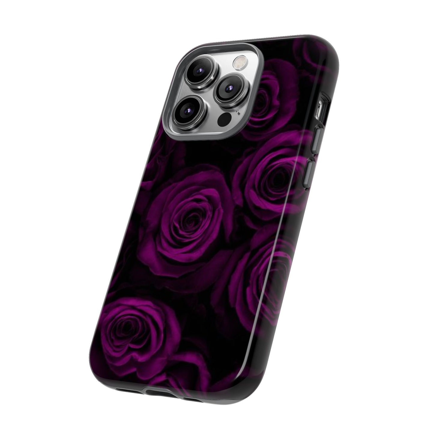 Dark Purple Roses Phone Tough Case