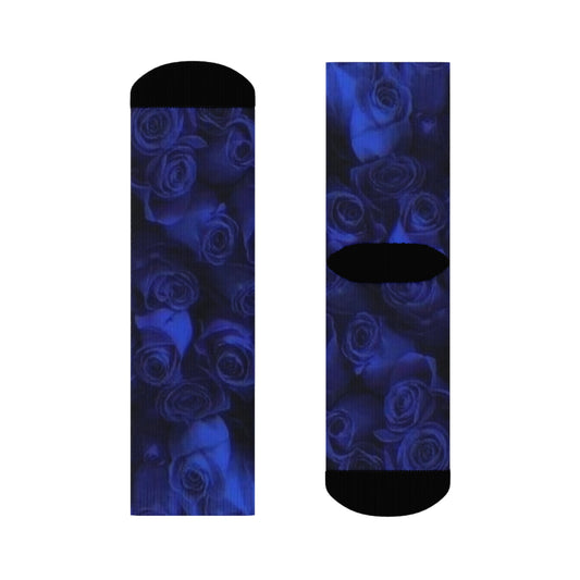 Dark Blue Crew Socks