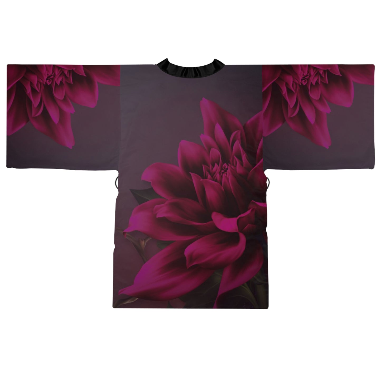 Magenta Dahlia Kimono Robe