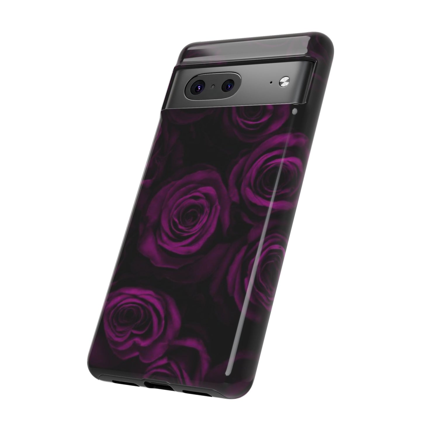 Dark Purple Roses Phone Tough Case