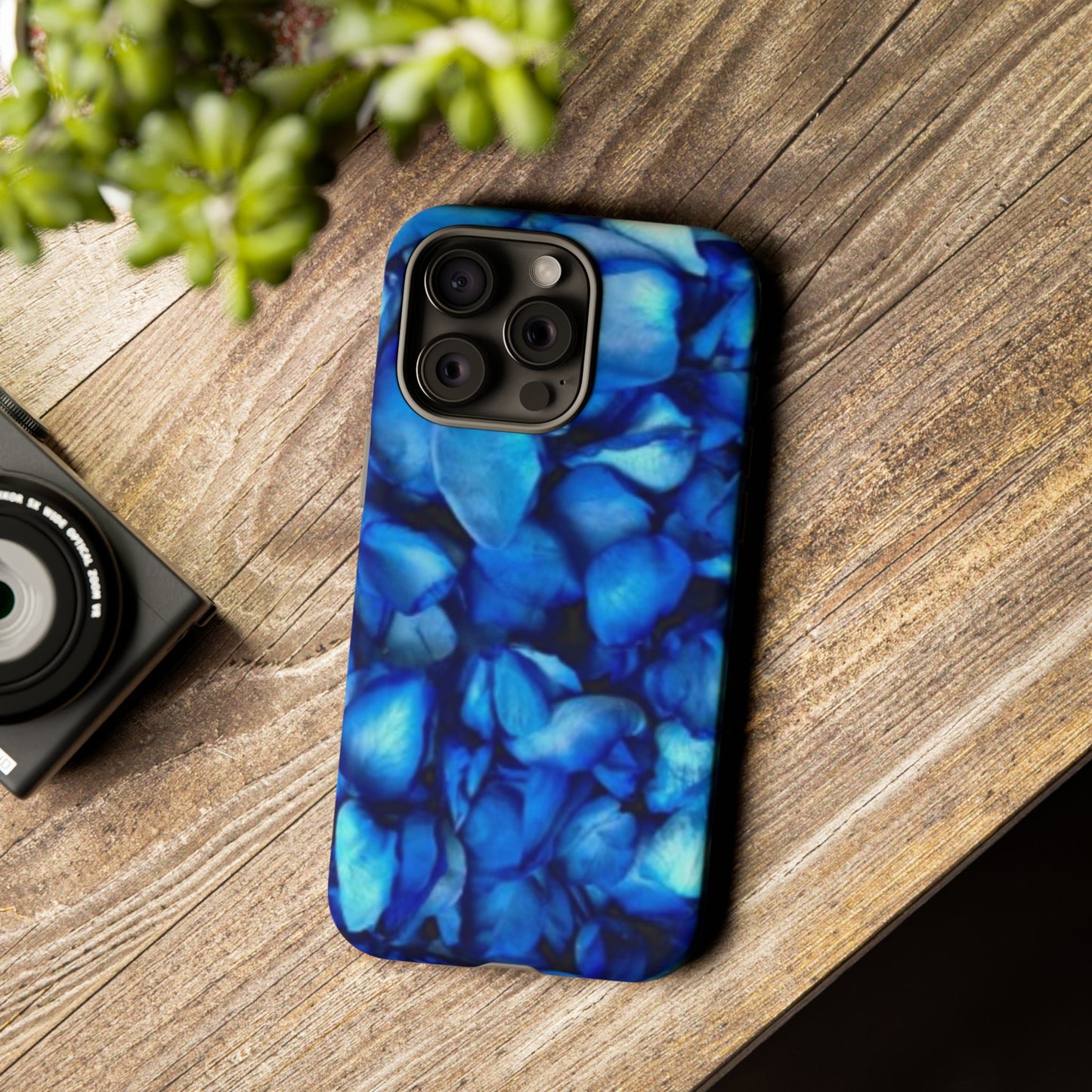 Blue Petals Tough Phone Case
