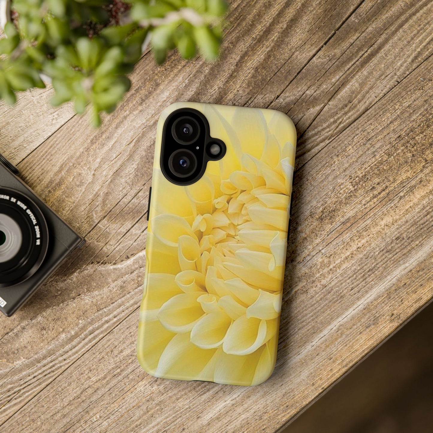Yellow Dahlia Phone Tough Case