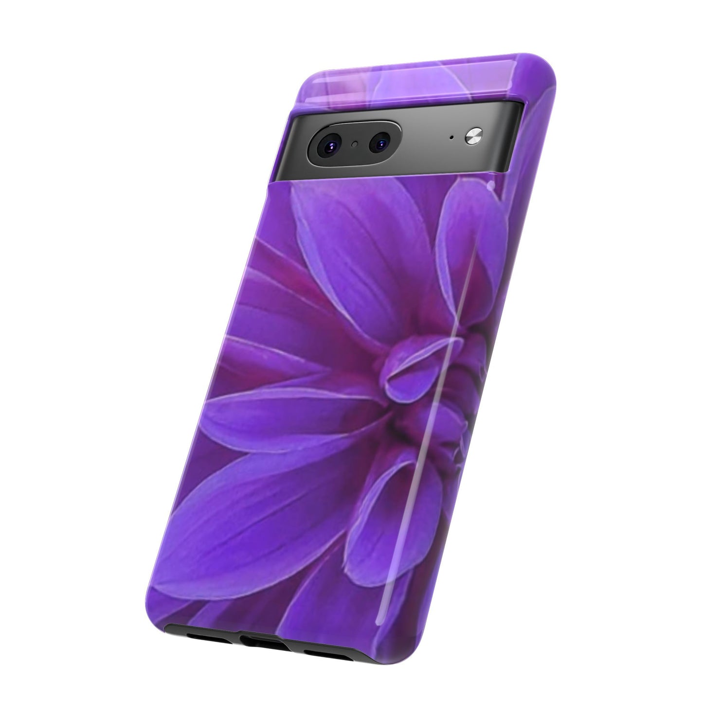 Purple Dahlia Tough Phone Case