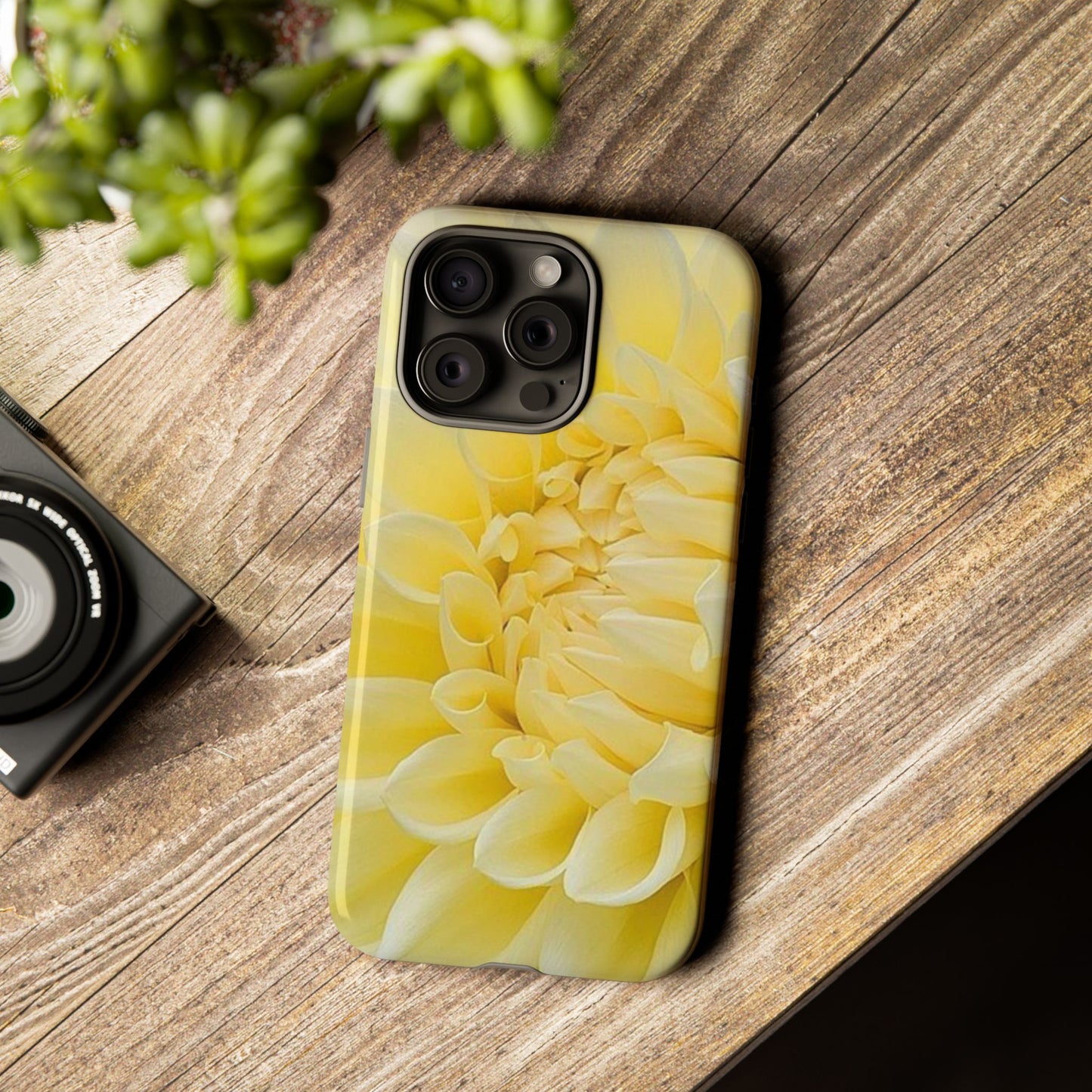 Yellow Dahlia Phone Tough Case