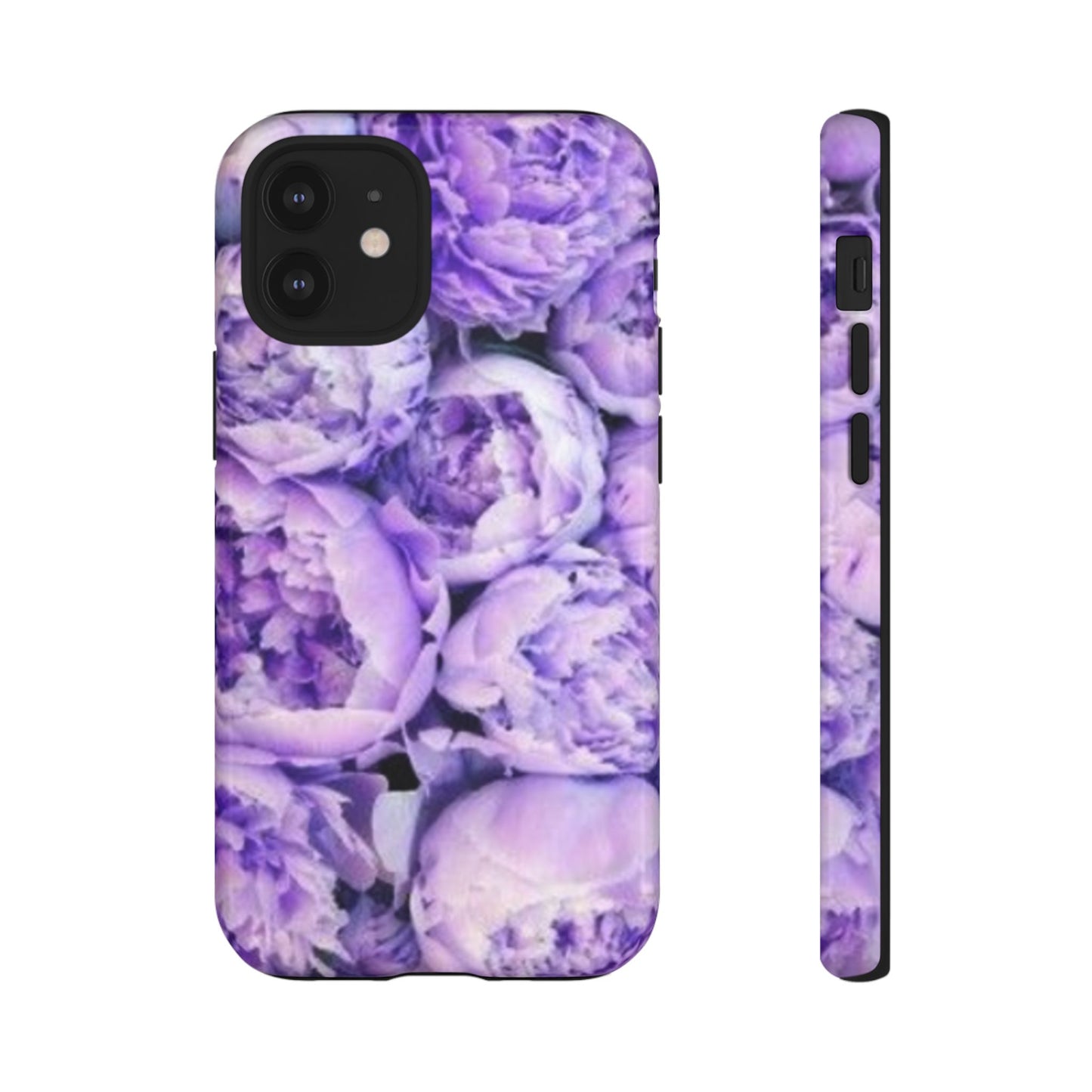 Purple Peony Tough Phone Case