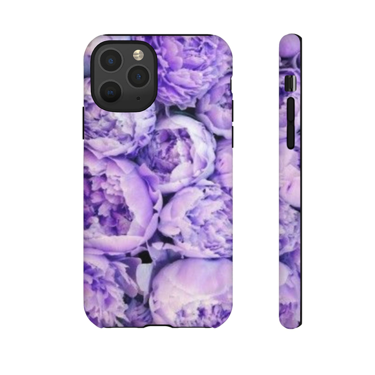 Purple Peony Tough Phone Case