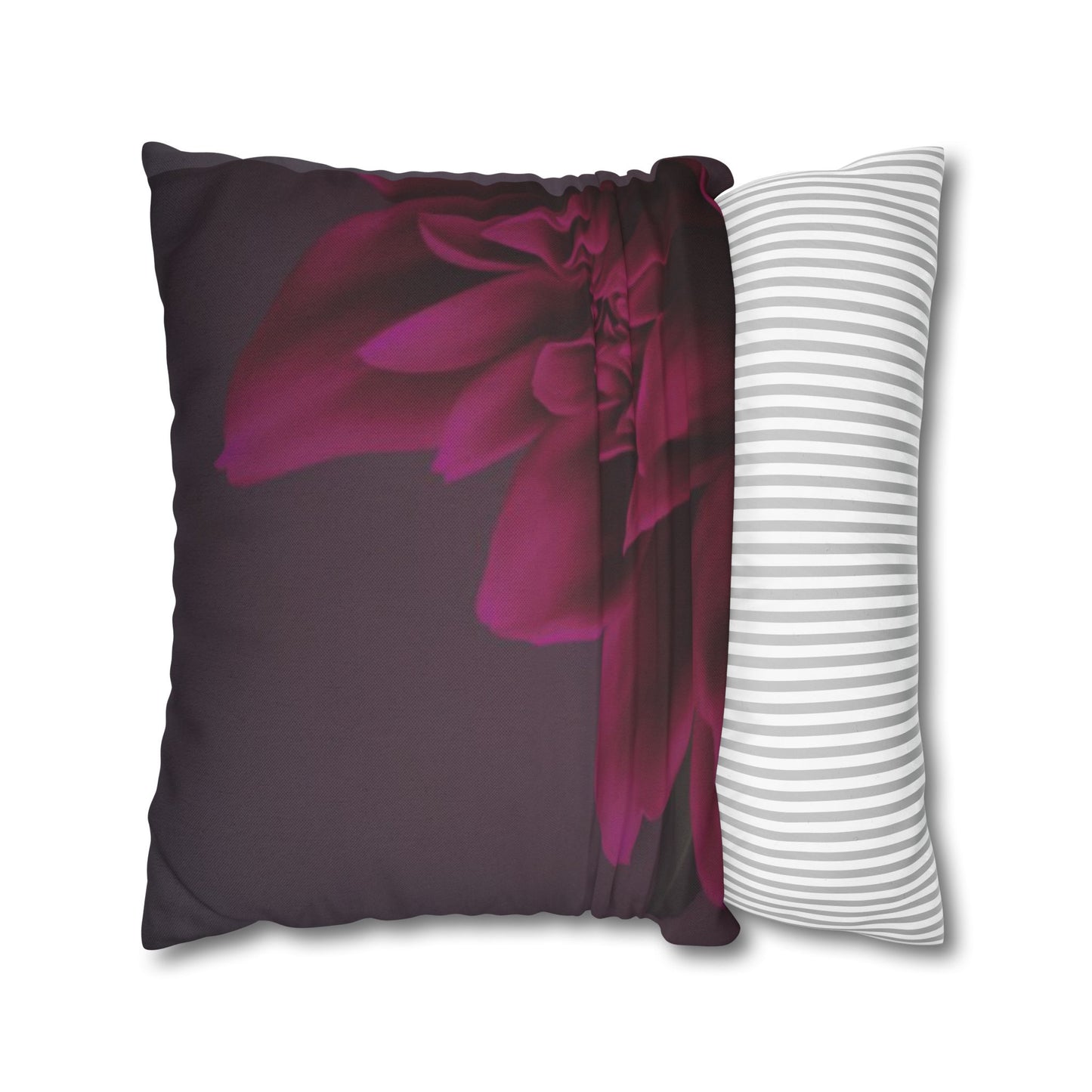 Magenta Dahlia Square Pillowcase