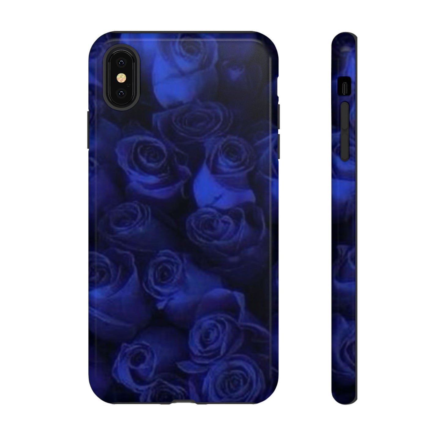 Dark Blue Roses Tough Phone Case