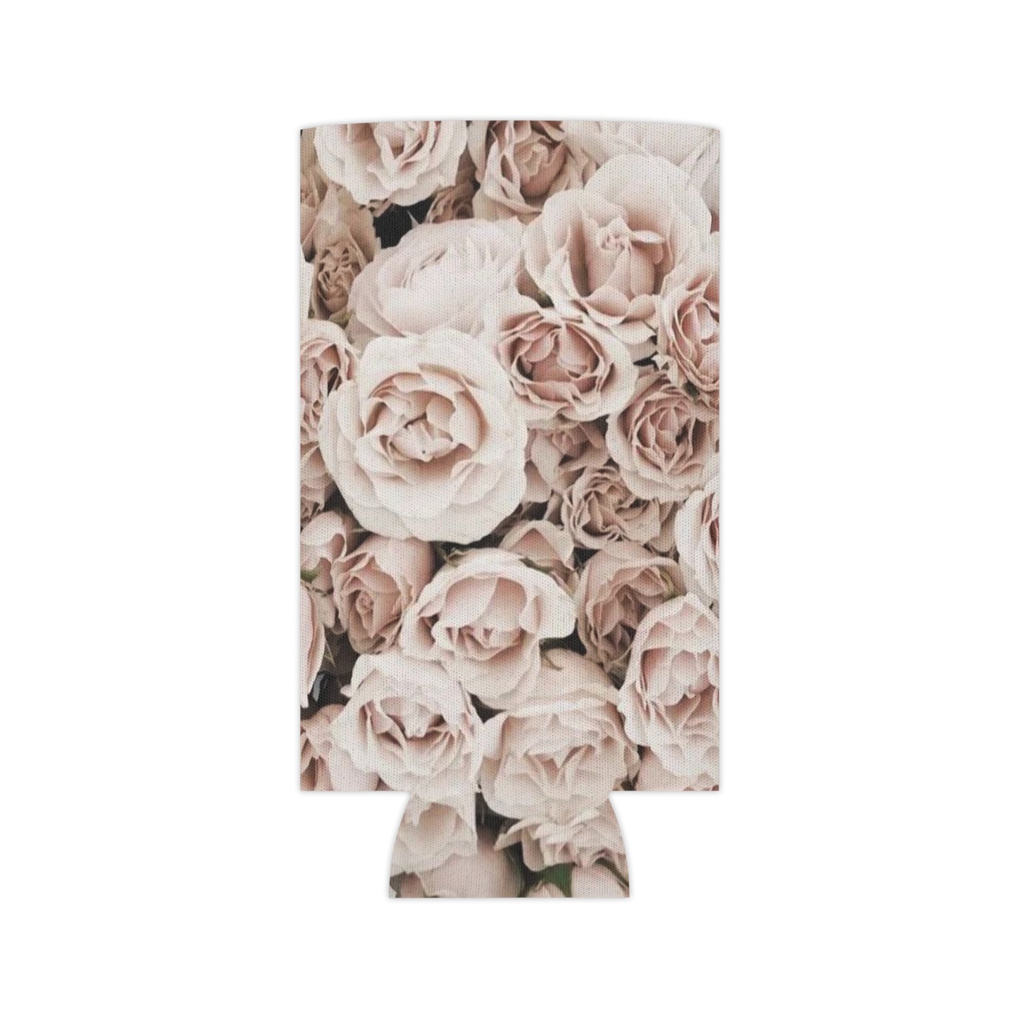 Light Pink Roses Can Cooler